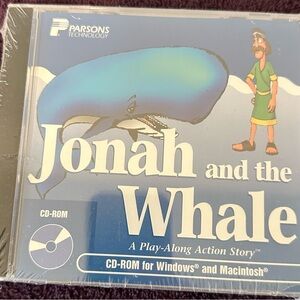 Jonah And The Whale PC CD Rom Parsons Technology 1997 Very Rare. New